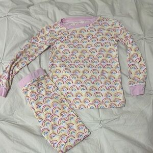 Little Sleepies Pastel Rainbow Pajama Set 3T